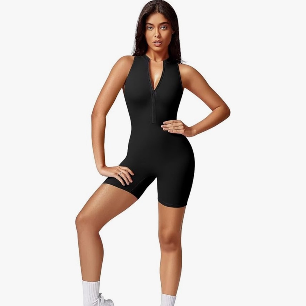 Black Activewear Romper - Brand New - XS - Picture 4 of 8
